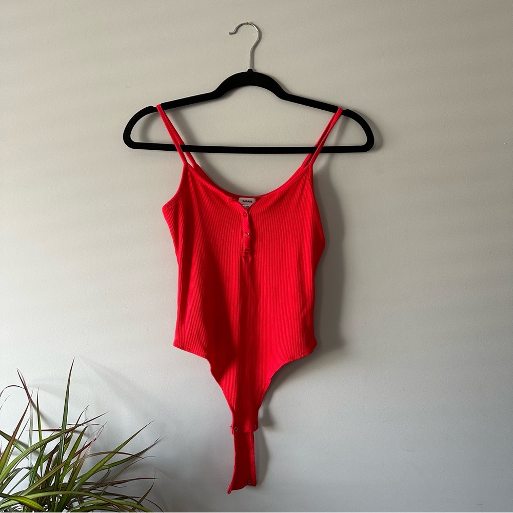 Red bodysuit from Garage 😍 Size Small, like new!